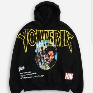 CIVIL REGIME X Wolverine HOODIE Size LARGE X-men Marvel Collection Sold Out
